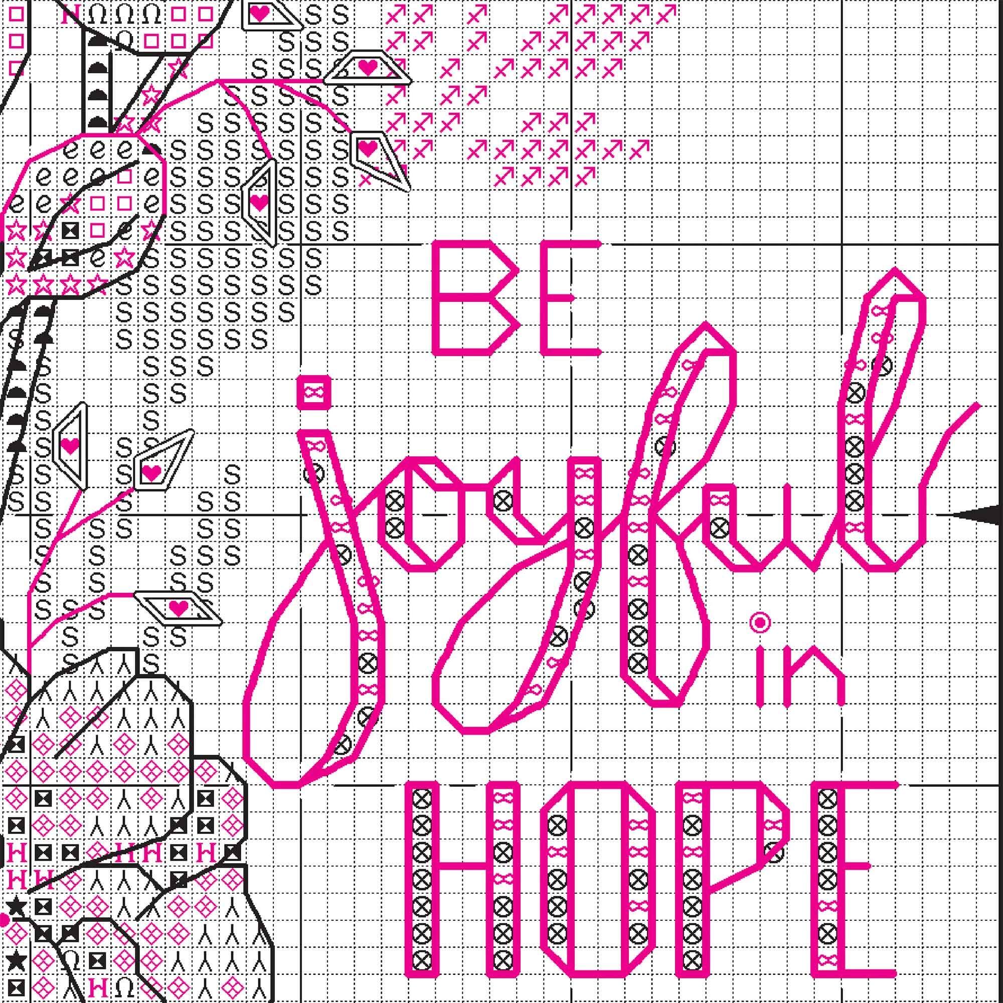 Dimensions® Joyful Floral Counted Cross Stitch Kit